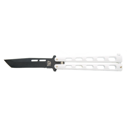 5 White Butterfly 1095 Powder Coated Tanto Blade