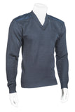 V-Neck Military with Velcro Epaulets, Poly-Cotton Shoulder and Elbow Patches