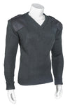 V-Neck Rib ''Commando'' with Velcro Epaulets, Poly-Cotton Shoulder and Elbow Patches