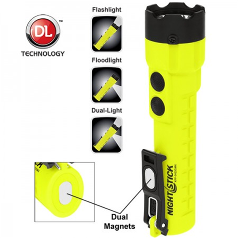 X-series Intrinsically Safe Dual-light Flashlight W-dual Magnets