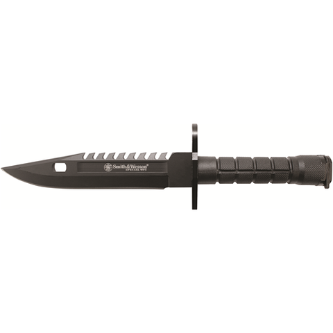 8 In Special Ops M-9 Bayonet Special Force Knife-black Polymer Scabbard