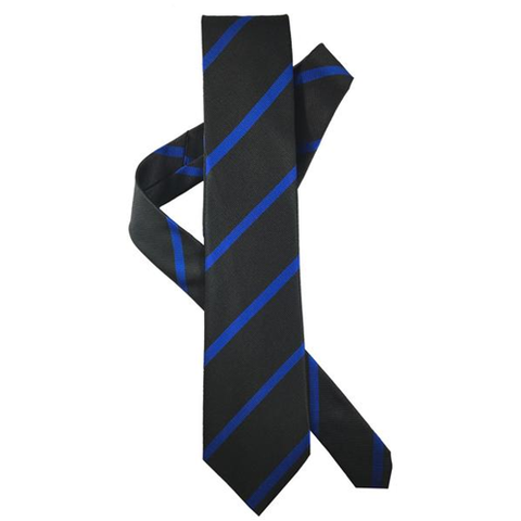 Thin Silver Line Tie