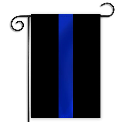 Thin Red Line & Thin Blue Line Dual Garden Flag