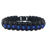 Paracord Survival Bracelet, Thin Red Line