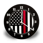 Thin Red Line American Clock