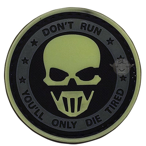 Don't Run Ghost Night Glow Morale Patch