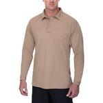 Vertx Coldblack Men's Long Sleeve Polo