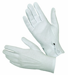 White Cotton Parade Gloves