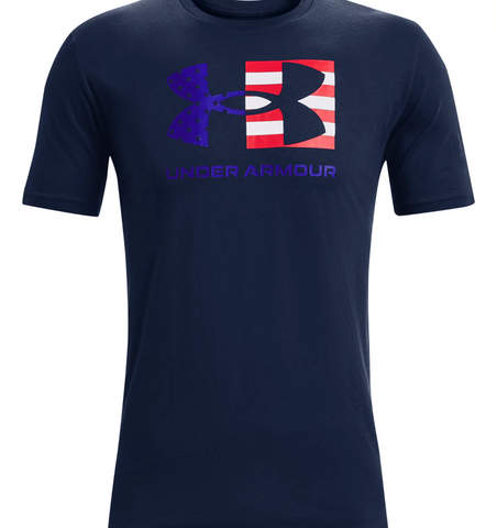 UA Freedom Big Flag Logo Lockup T-Shirt