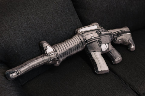 Assault Rifle Pillow