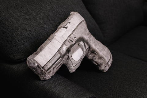 Automatic Handgun Pillow