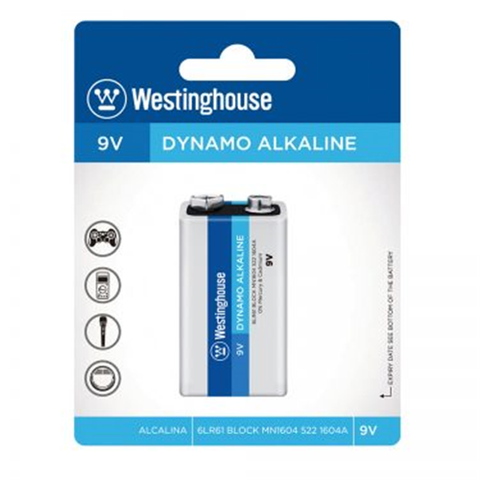 Westinghouse 9v Alkaline 1 Pack