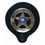 Round Clip-on Badge Holder