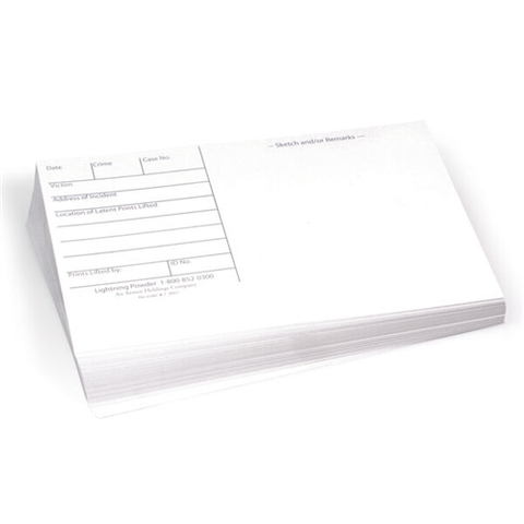 Backing Cards, 5.5 X 8.5, White, Pack Of 100