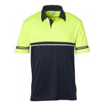 Short Sleeve 2-Tone Reflective Tech Polo