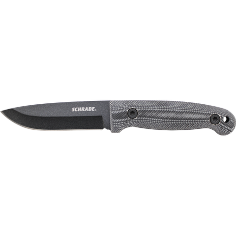 Medium Fixed Blade, 1095 High Carbon Steel, Micarta Handle, Thermoplastic Sheath W-ferro Rod